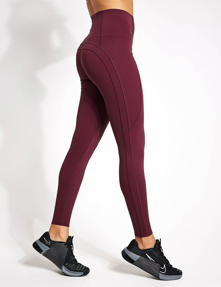 Goodmove Go Perform Sculpting Gym Leggings - Burgundyimages1- The Sports Edit