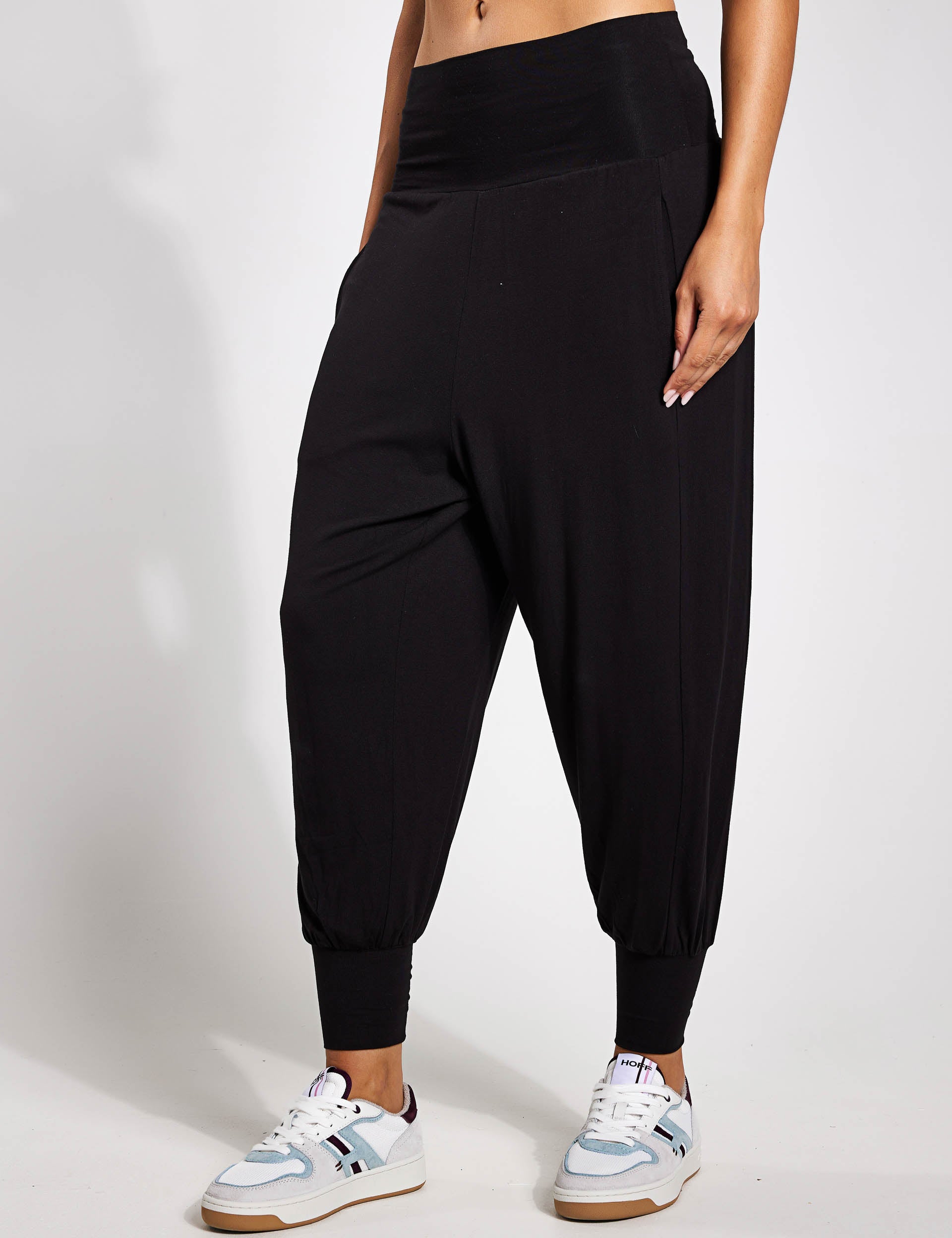 Cotton Rich Cuffed High Waisted Joggers, Goodmove