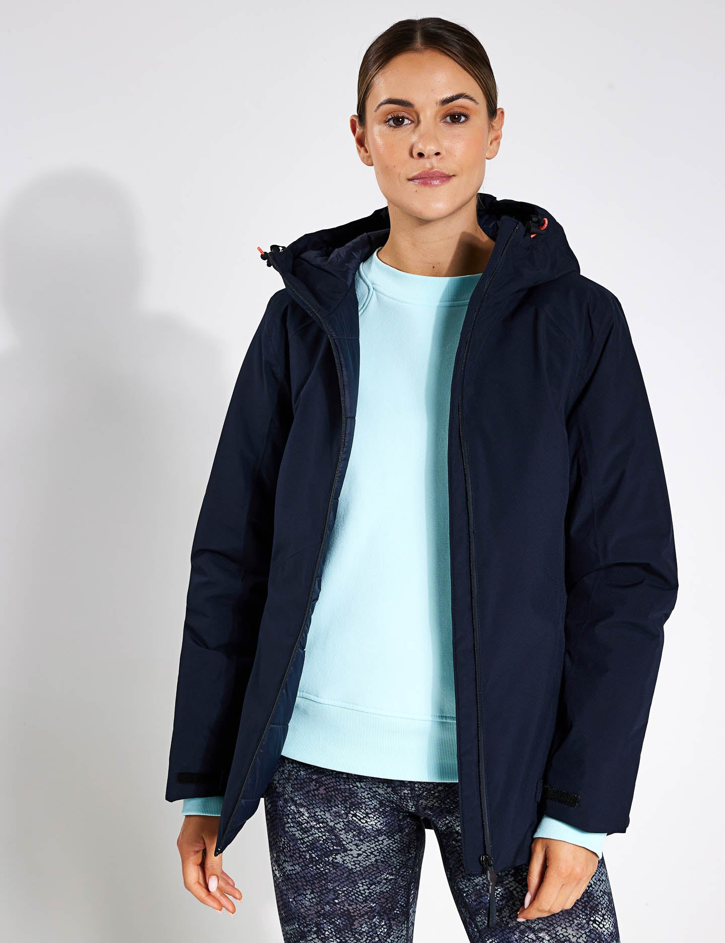 Goodmove | Insulated Waterproof Jacket - Navy | The Sports Edit