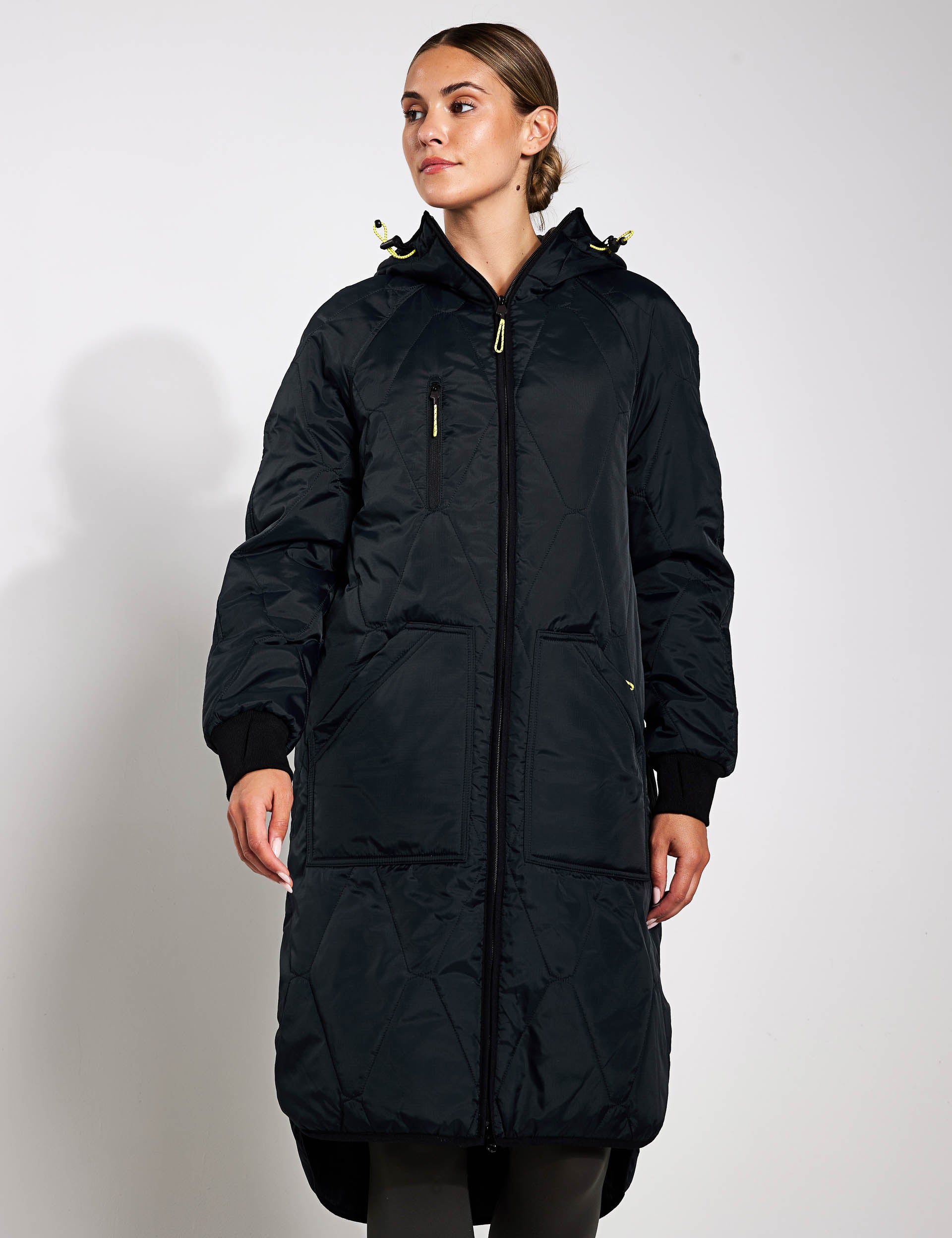 Goodmove | Stormwear Fleece Lined Parka - Black | The Sports Edit