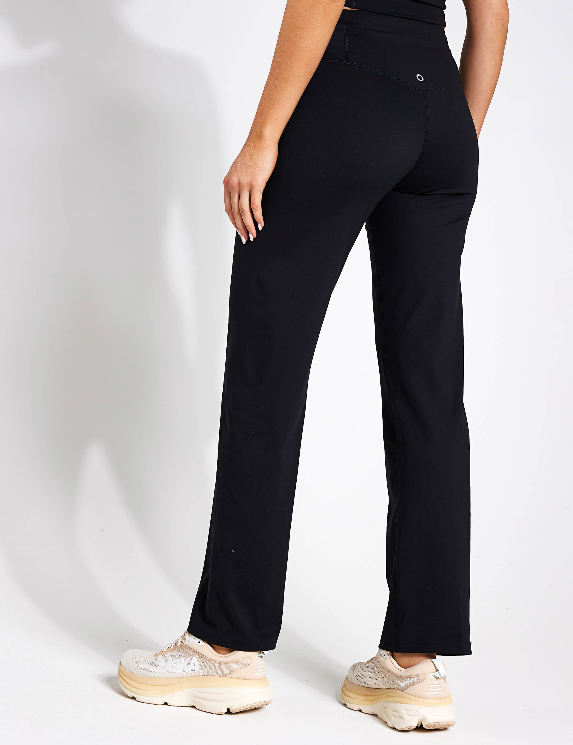 Goodmove Straight Leg Yoga Joggers Black The Sports Edit