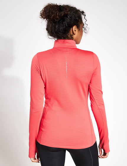 Goodmove Thermal High Neck Run Top - Strawberryimages2- The Sports Edit