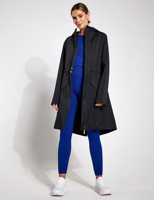 Stormwear™ Waterproof Hooded Longline Parka - Black