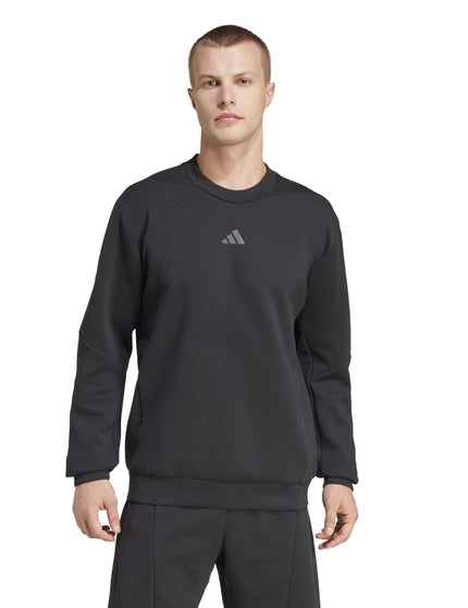 adidas Designed for Training Crew Sweatshirt - Blackimages1- The Sports Edit