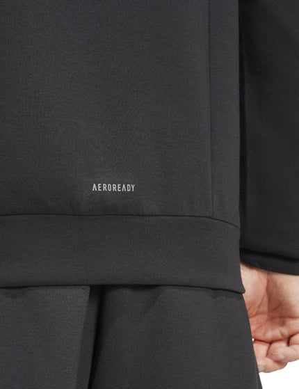 adidas Designed for Training Crew Sweatshirt - Blackimages3- The Sports Edit