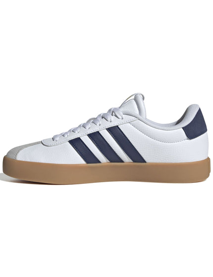 adidas VL Court 3.0 Leather Trainers - White/Blueimages4- The Sports Edit