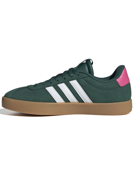 adidas VL Court 3.0 Shoes - Collegiate Green/Cloud White/Pulse Magentaimages3- The Sports Edit