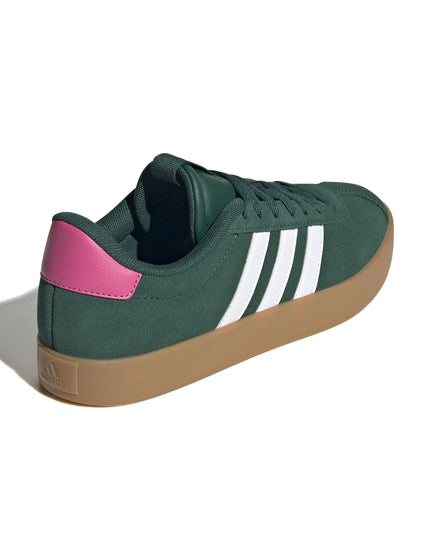 adidas VL Court 3.0 Shoes - Collegiate Green/Cloud White/Pulse Magentaimages2- The Sports Edit