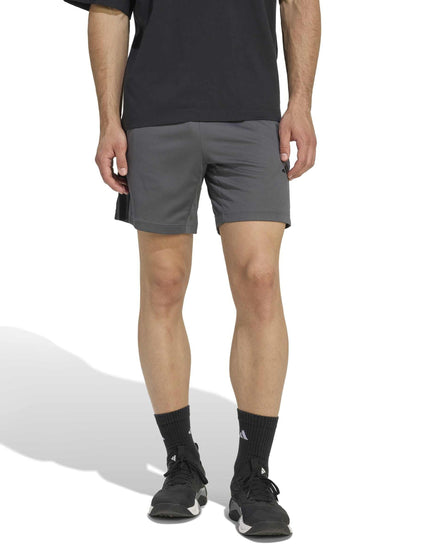adidas Workout Essentials 3 Stripes Shorts - Five Blackimages1- The Sports Edit