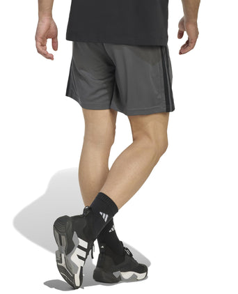 Workout Essentials 3 Stripes Shorts - Five Black