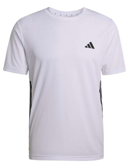 adidas Workout Essentials Base 3-Stripes T-Shirt - White/Blackimages6- The Sports Edit