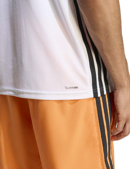 adidas Workout Essentials Base 3-Stripes T-Shirt - White/Blackimages4- The Sports Edit