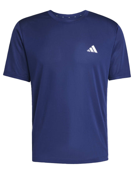 adidas Essentials Base 3 Stripes T-shirt - Dark Blue/Whiteimages6- The Sports Edit