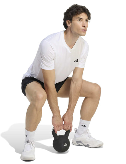 adidas Workout Essentials Base T-Shirt - Whiteimages5- The Sports Edit