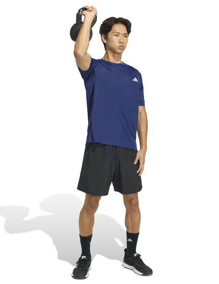 adidas Workout Essentials T-Shirt - Dark Blueimages5- The Sports Edit