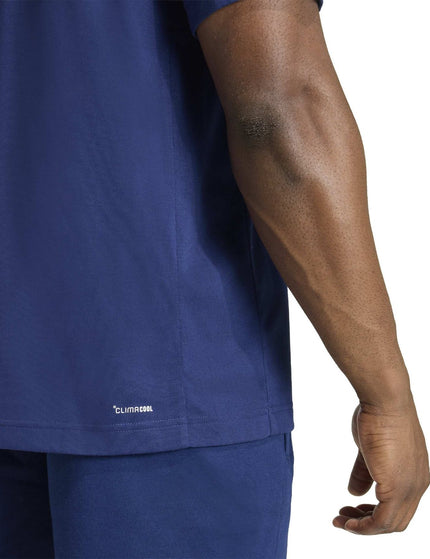 adidas Workout Essentials Feelready Logo T-Shirt - Dark Blueimages4- The Sports Edit