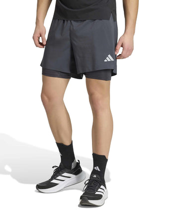 adi365 FORMOTION Running 2-in-1 Shorts - Carbon
