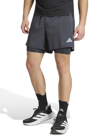 adi365 FORMOTION Running 2-in-1 Shorts - Carbon