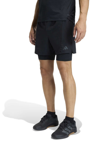 adidas Designed for Training 2-in-1 Shorts - Blackimages1- The Sports Edit
