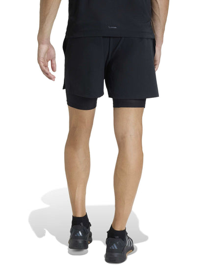 adidas Designed for Training 2-in-1 Shorts - Blackimages2- The Sports Edit