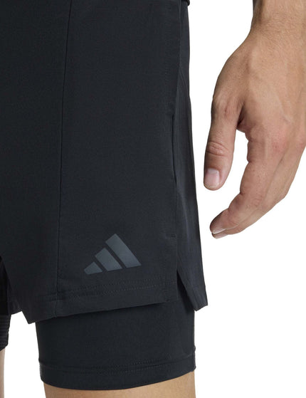 adidas Designed for Training 2-in-1 Shorts - Blackimages3- The Sports Edit