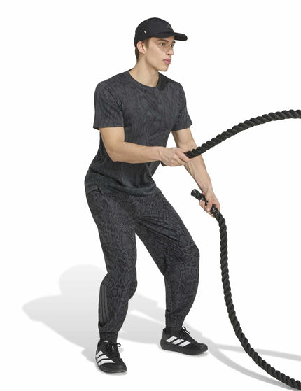 adidas Designed for Training T-Shirt - Carbon/Blackimages6- The Sports Edit