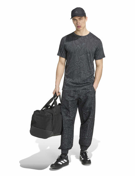adidas Designed for Training T-Shirt - Carbon/Blackimages5- The Sports Edit