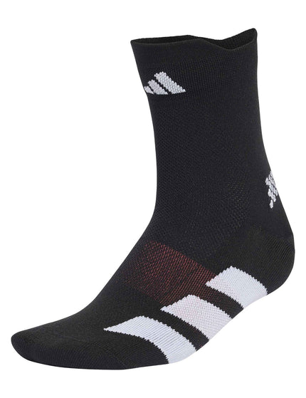 adidas Running Adizero Quarter Sock -Black/Whiteimages1- The Sports Edit