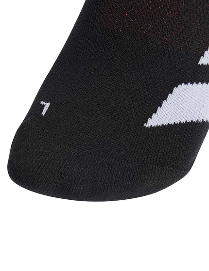adidas Running Adizero Quarter Sock -Black/Whiteimages4- The Sports Edit