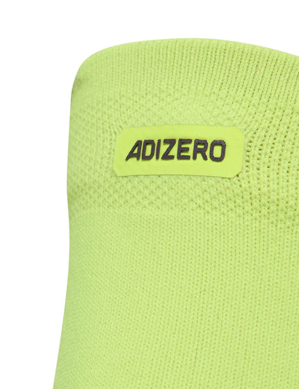 adidas Running Adizero Quarter Sock -Solar Yellow/Aurora Plumimages3- The Sports Edit