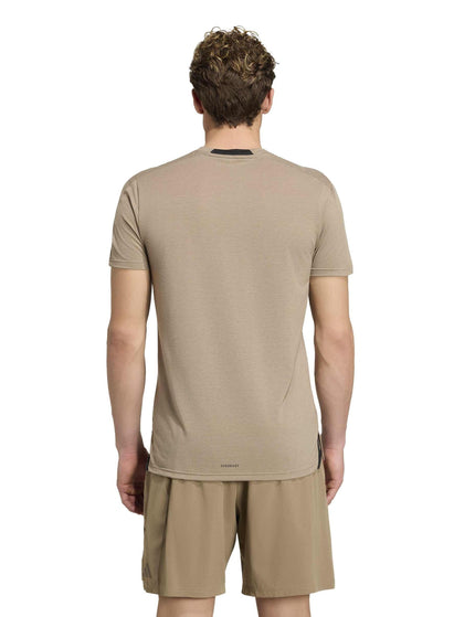 adidas Designed For Training T-Shirt - Khakiimages2- The Sports Edit