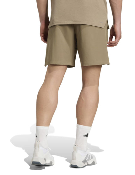 adidas Designed for Training Workout Shorts - Khaki Siximages2- The Sports Edit