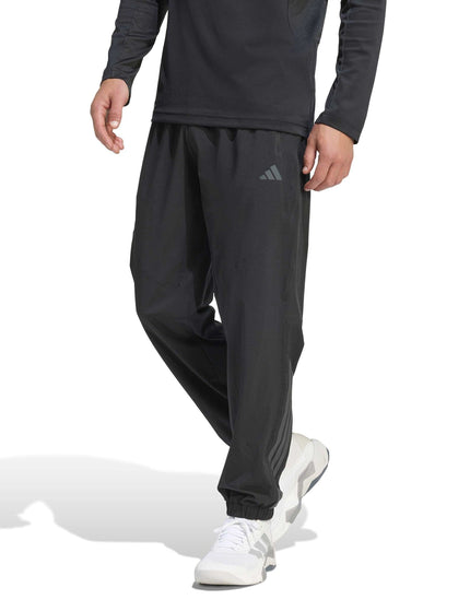 adidas Tech Essentials Workout Tracksuit Bottoms - Blackimages1- The Sports Edit
