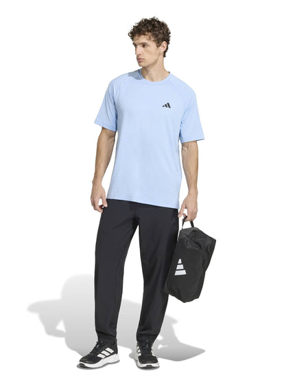 adidas Tech Essentials Workout T-Shirt - Glow Blueimages5- The Sports Edit