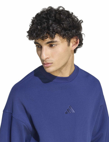 adidas KIT Small Logo Sweatshirt - Dark Blueimages3- The Sports Edit