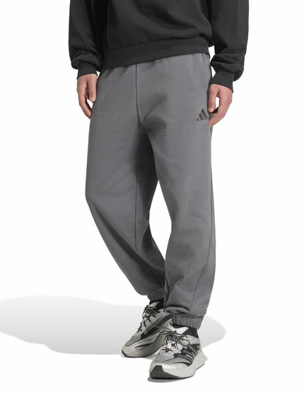adidas KIT Small Logo Regular Cuffed Jogger - Grey Fiveimages1- The Sports Edit
