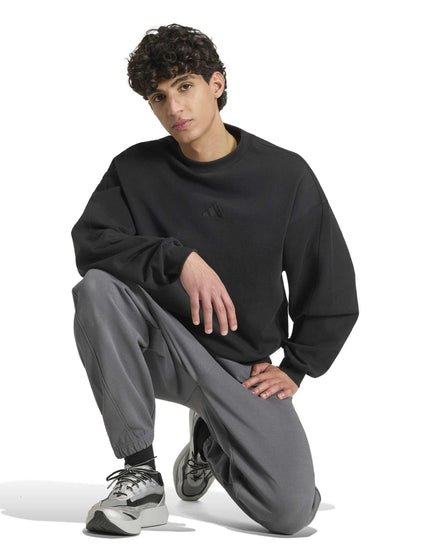 adidas KIT Small Logo Regular Cuffed Jogger - Grey Fiveimages5- The Sports Edit