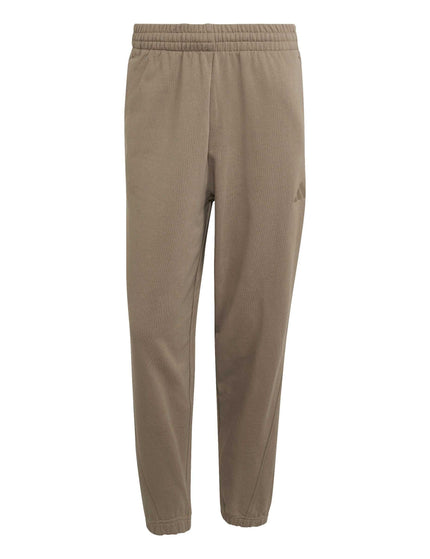 adidas KIT Small Logo Regular Cuffed Jogger - Khaki Siximages6- The Sports Edit