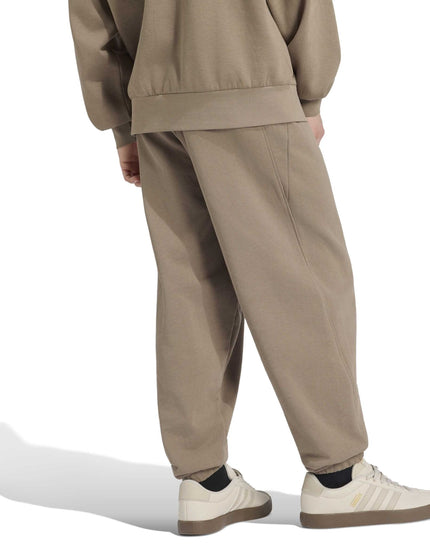 adidas KIT Small Logo Regular Cuffed Jogger - Khaki Siximages2- The Sports Edit