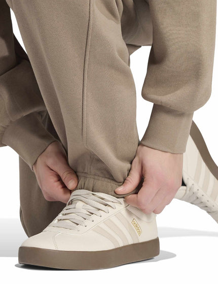 adidas KIT Small Logo Regular Cuffed Jogger - Khaki Siximages4- The Sports Edit