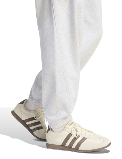 adidas KIT Small Logo Regular Cuffed Jogger - Light Grey Heatherimages4- The Sports Edit