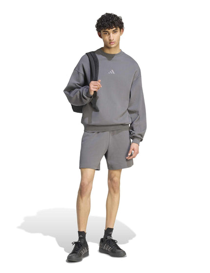 adidas Kit Small Logo Shorts - Grey Fiveimages5- The Sports Edit