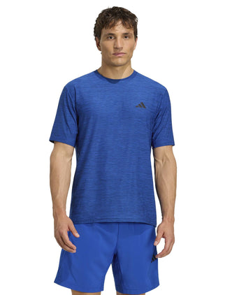 Workout Essentials Flex T-Shirt - Royal Blue Melange