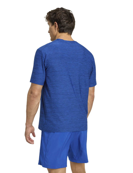 adidas Workout Essentials Flex T-Shirt - Royal Blue Melangeimages2- The Sports Edit