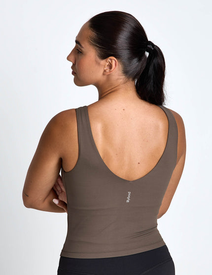 Lilybod Cindee Cloud-Core Sports Bra Tank - Brownimages2- The Sports Edit