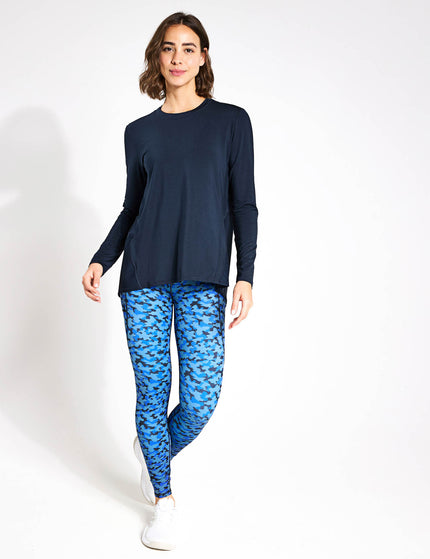 Lilybod Josi Legging - Blue Forest Printimages4- The Sports Edit