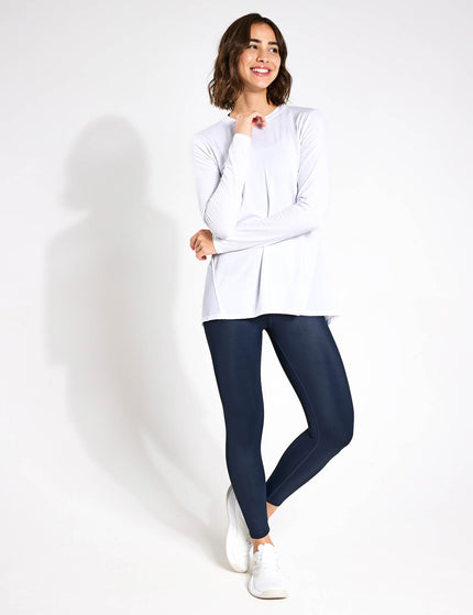 Lilybod Kendall Long Sleeve Top - Whiteimages4- The Sports Edit