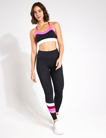 Lilybod Limitless Sports Bra - Black/Pink/Whiteimages4- The Sports Edit