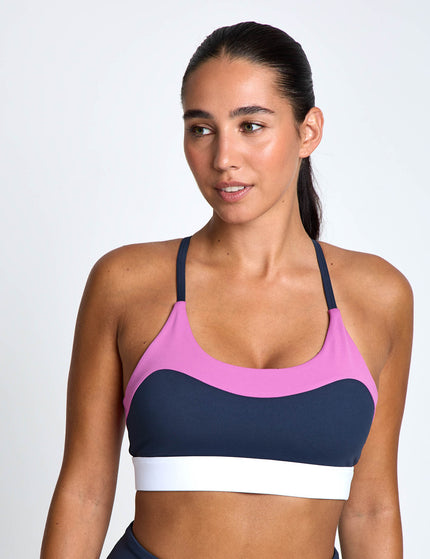 Lilybod No Limits Sports Bra - Navy/Purple Hazeimages1- The Sports Edit