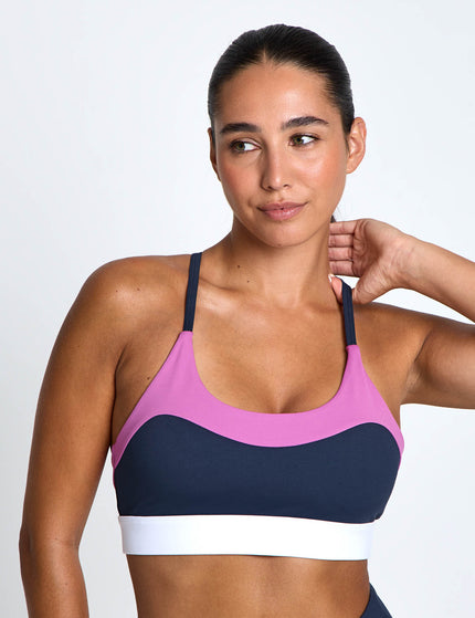 Lilybod No Limits Sports Bra - Navy/Purple Hazeimages3- The Sports Edit